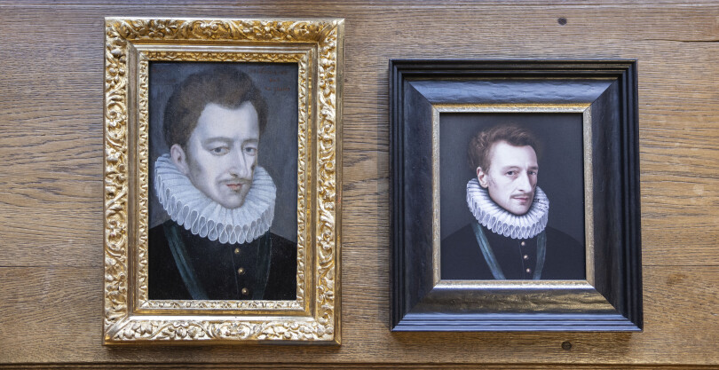 Des modèles existants ont servis à imiter les tableaux de François Clouet (1520-1572).
